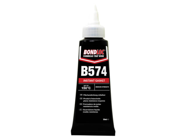 Bondloc B574 Instant Gasket Maker 50ml High Pressure Sealant - All Applications