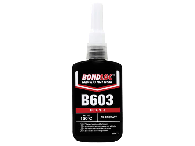 Bondloc B603 Oil Tolerant Retaining Compound 50ml Anaerobic Green Adhesive