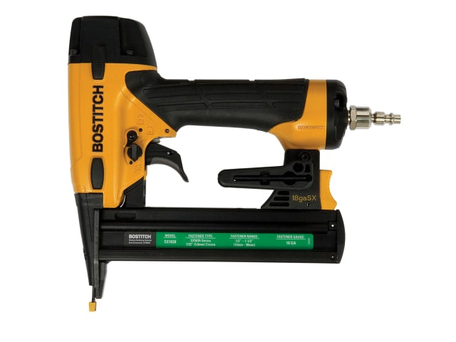 Bostitch SX1838-E Pneumatic Stapler 18 Gauge 38mm with Carry Case and Depth Dial