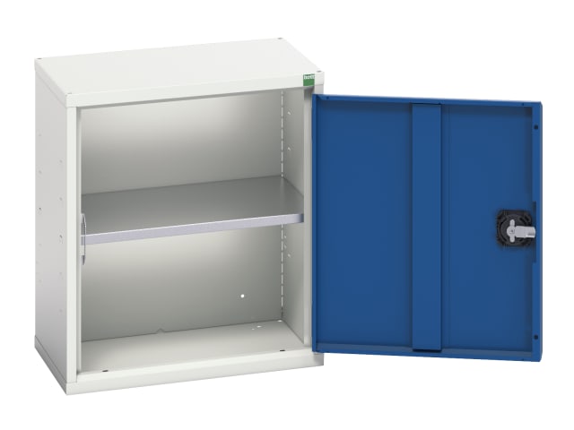 Bott Verso Economy Wall Cupboard 1 Shelf 525mm Steel Adjustable Grey/Blue