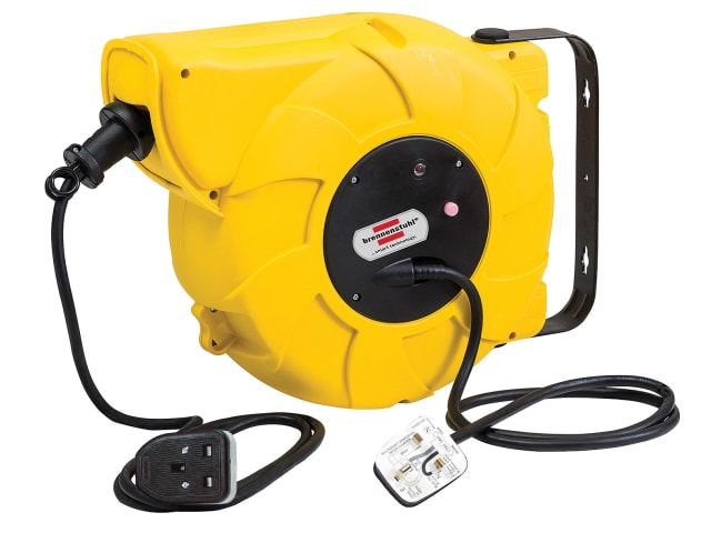 Brennenstuhl Auto Cable Reel 240V 13A 1-Socket 16m with Safety Cut-Out