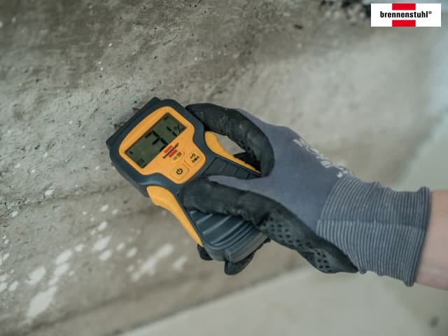 Brennenstuhl Moisture Detector with LCD Display and Hold Function - Wood & More