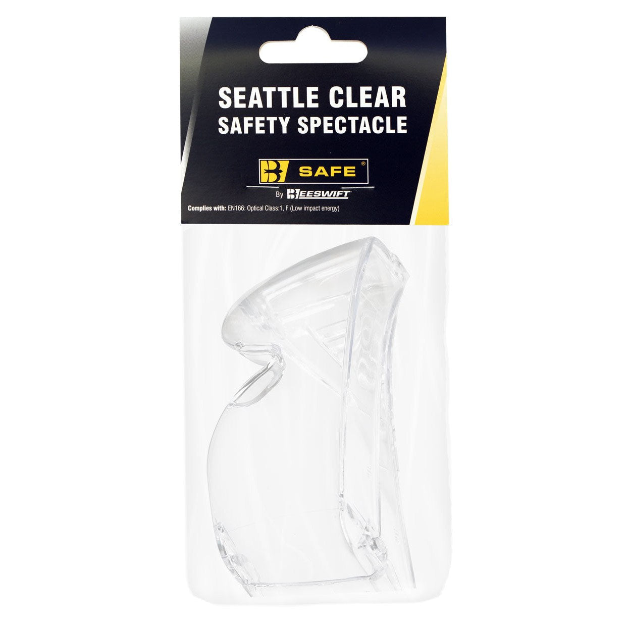 Bsafe Clear Cover Spectacle Wraparound Polycarbonate Lens UV Filter 165mm