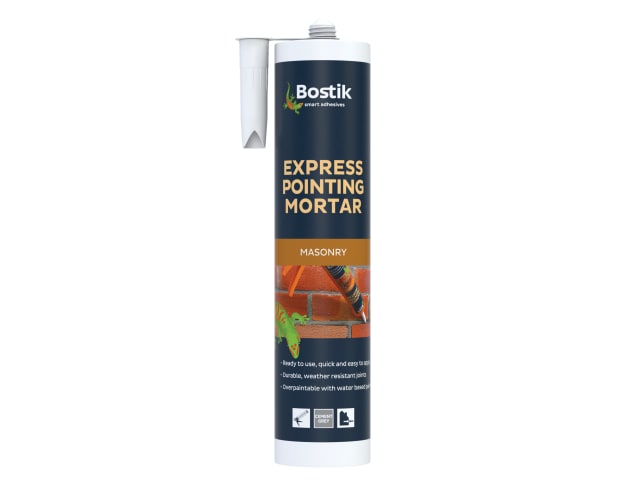 Bostik Express Pointing Mortar Grey 310ml for Masonry Joints and Sealing