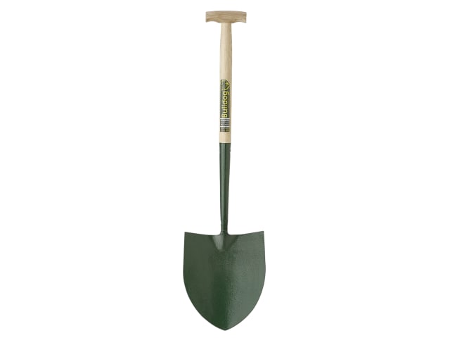 Bulldog 5RM2T Round Solid Socket Shovel No.2 T Handle 28 Inch Ash Handle
