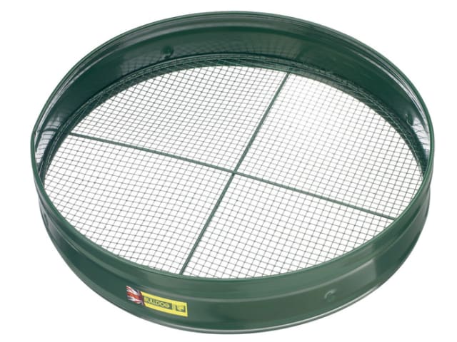 Bulldog Premier Garden Riddle 3/8in Mesh Steel Tool for Soil Preparation