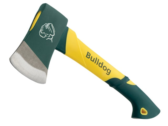 Bulldog Fibreglass Hatchet 680g Durable Resin Bonded Head Soft Grip 14in
