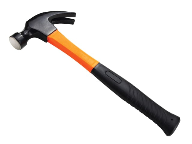 Bulldog Insulated Claw Hammer 570g 20oz Fibreglass Handle Soft Grip BS8020