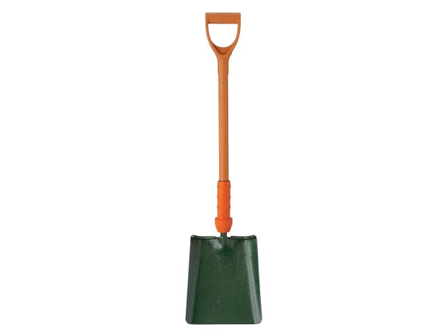 Bulldog Insulated Square Mouth Shovel Heavy Duty Fibreglass Handle 1000V