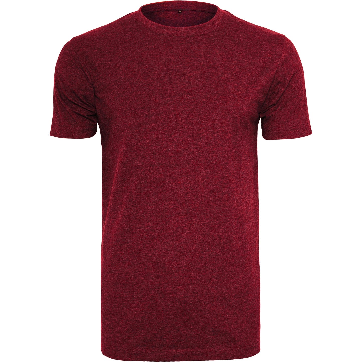 Build Your Brand Burgundy T-Shirt Round Neck Soft Cotton Slim Fit S-5XL