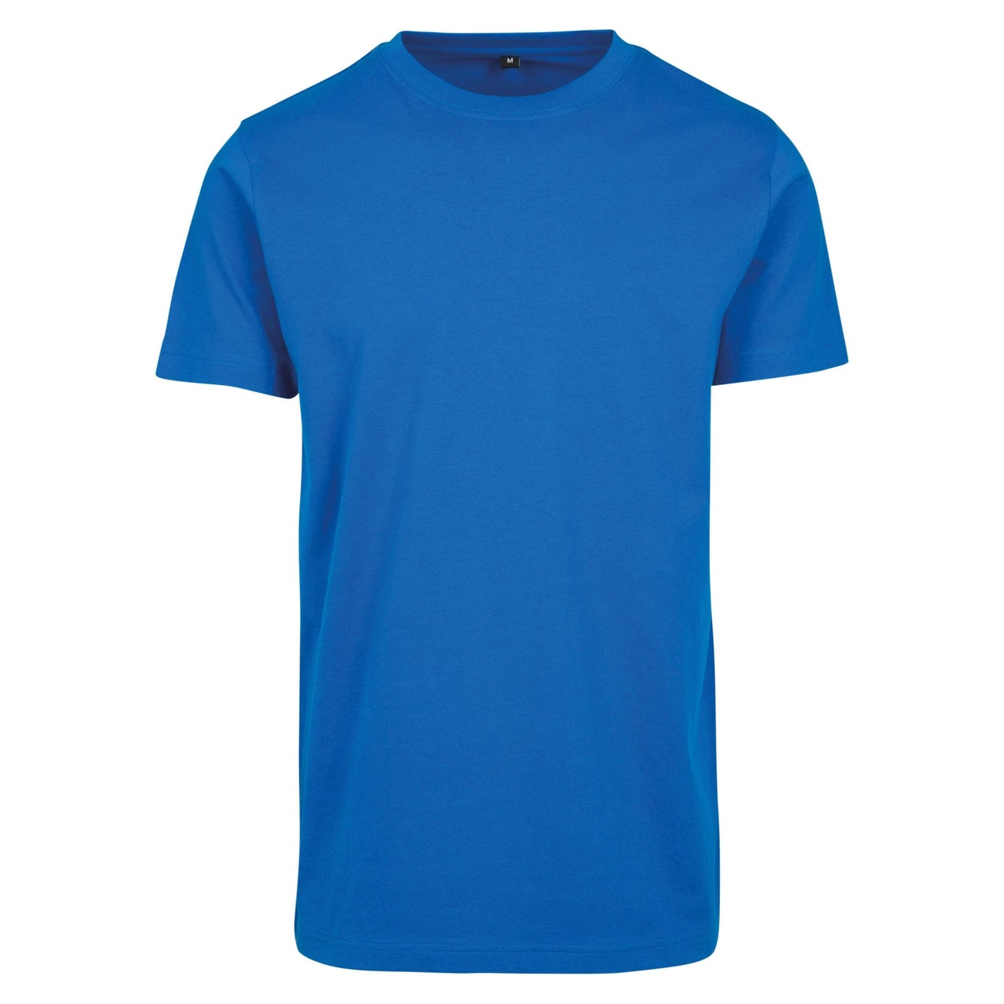 Build Your Brand Cobalt Blue T-Shirt Round Neck Soft Cotton Casual Fit