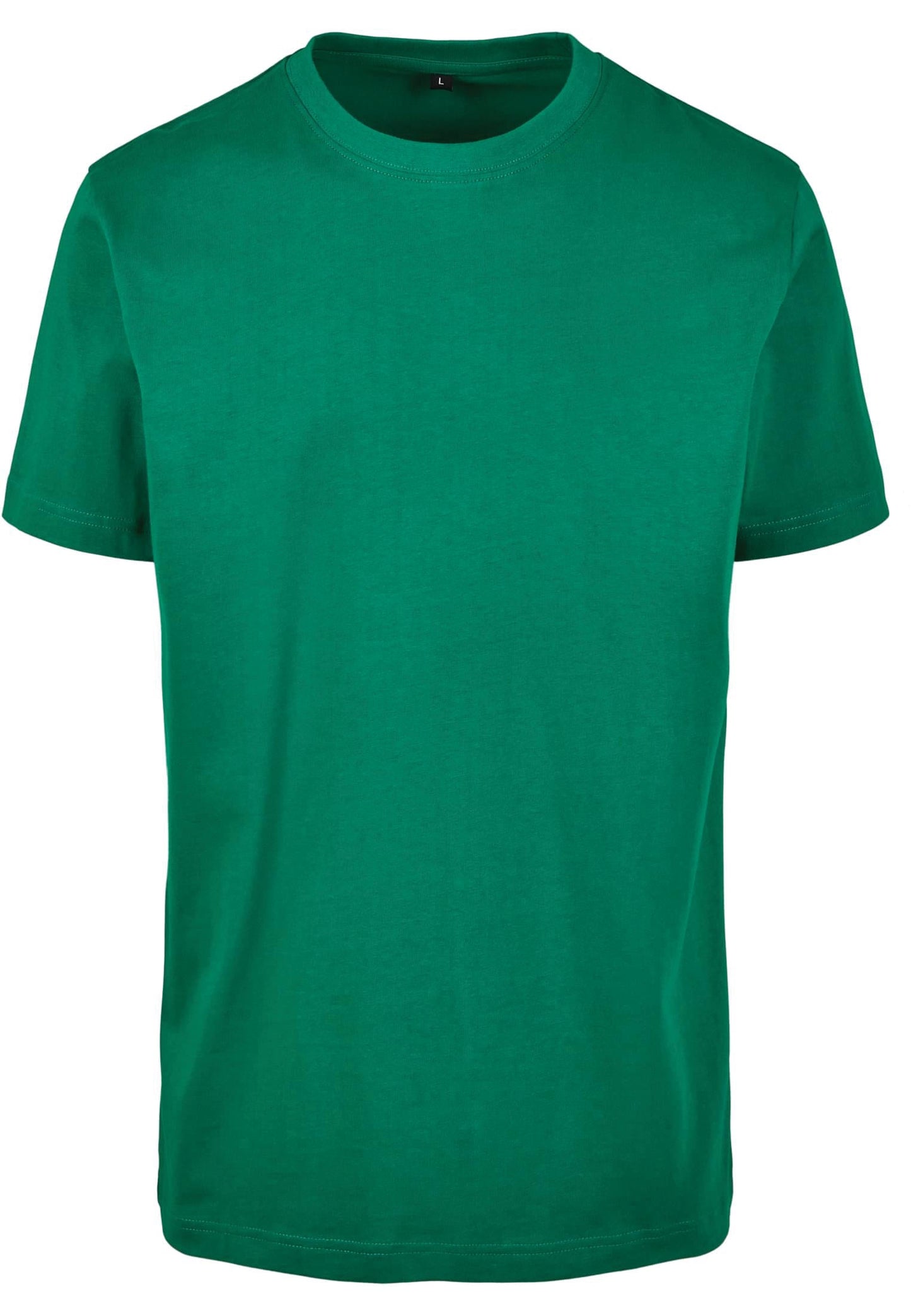 Build Your Brand Forest Green T-Shirt Round Neck Soft Cotton Casual Fit