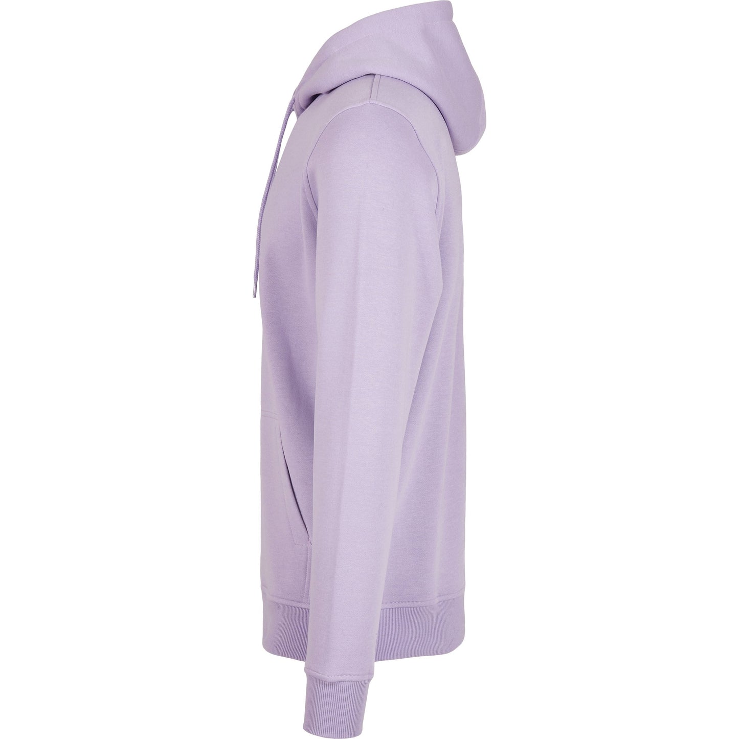 Build Your Brand Heavy Hoodie Lilac Adjustable Hood Kangaroo Pocket FAMA