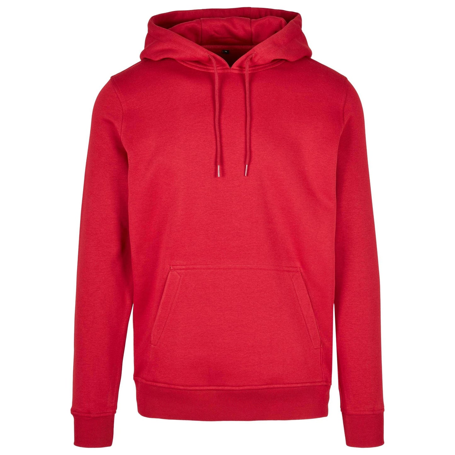 Build Your Brand Heavy Hoodie Ruby Adjustable Hood Kangaroo Pocket FAMA