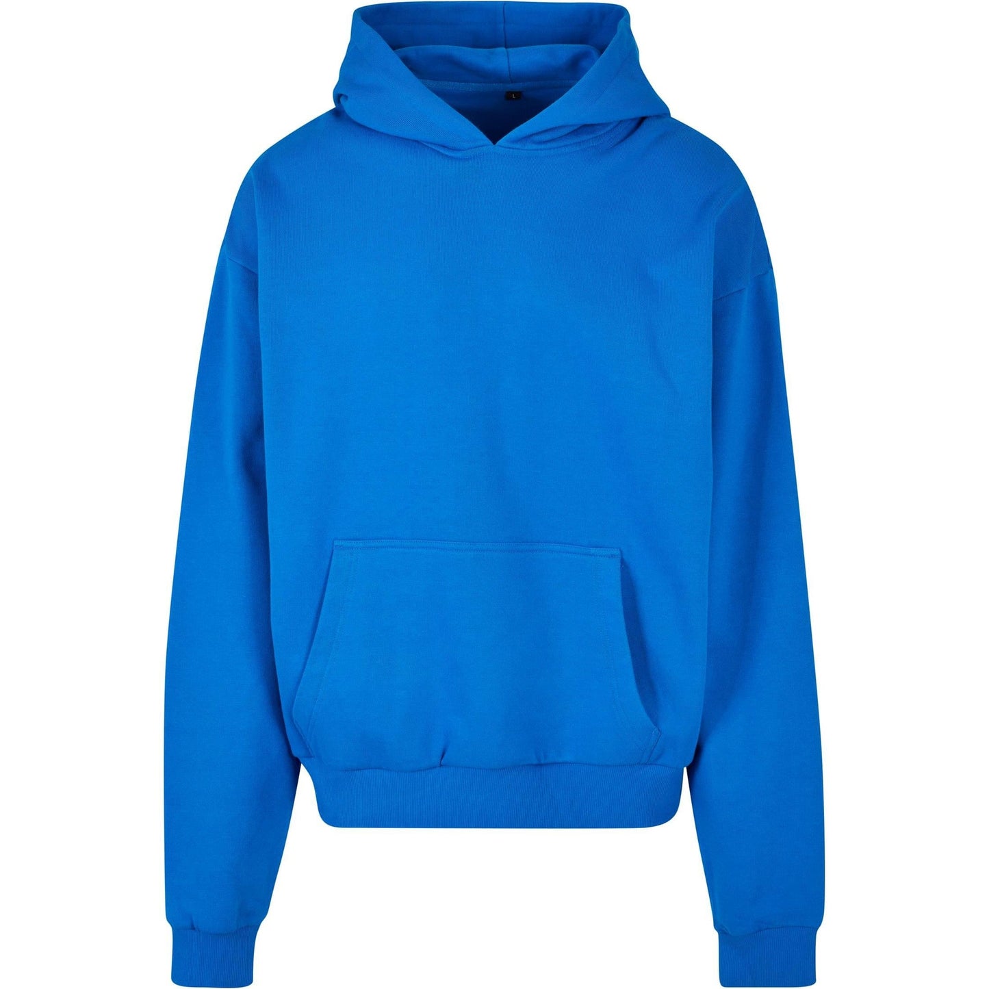 Build Your Brand Ultra Heavy Hoodie Cobalt Blue Casual Fit Kangaroo Pocket