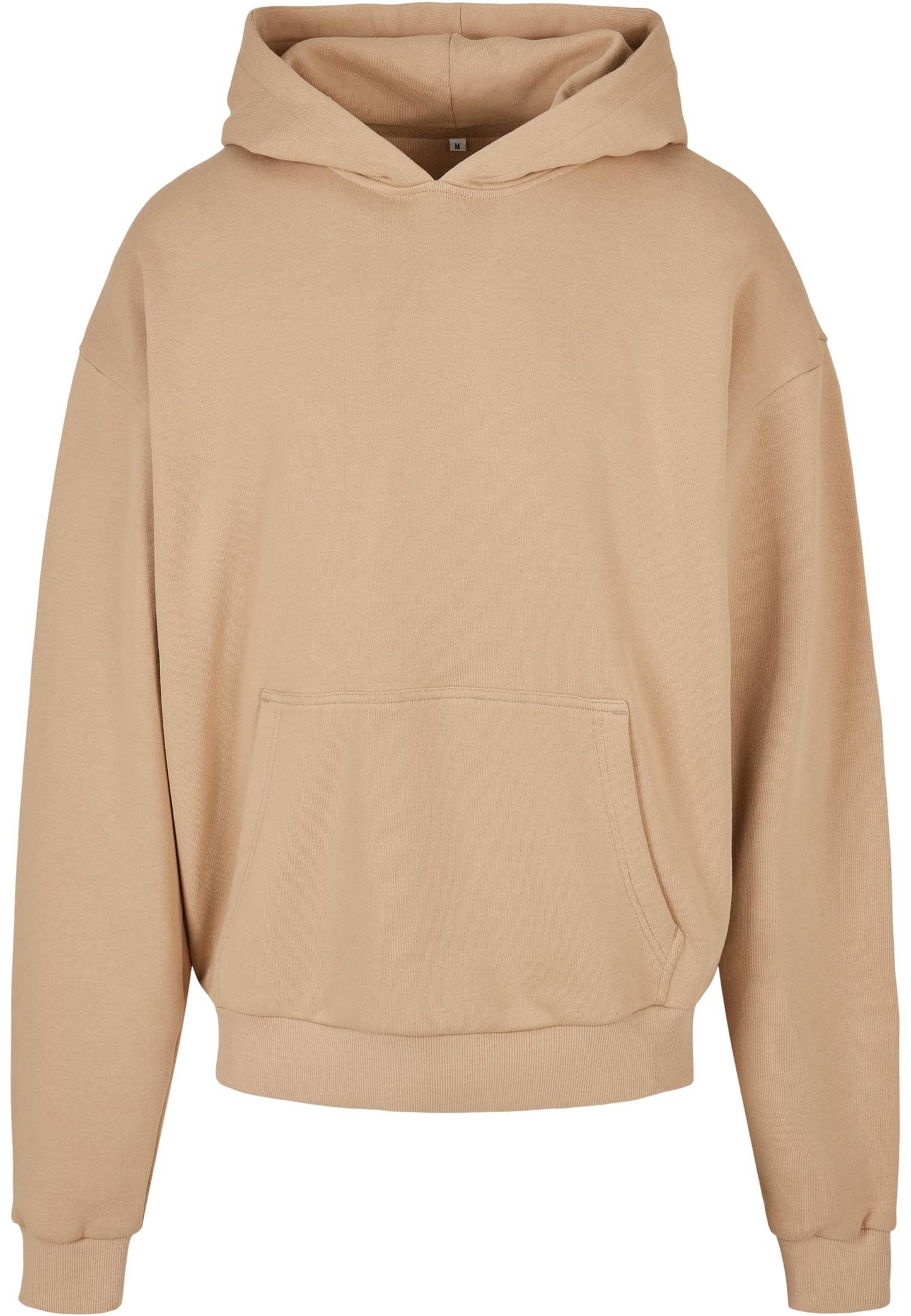 Build Your Brand Ultra Heavy Hoodie Union Beige Casual Fit Kangaroo Pocket