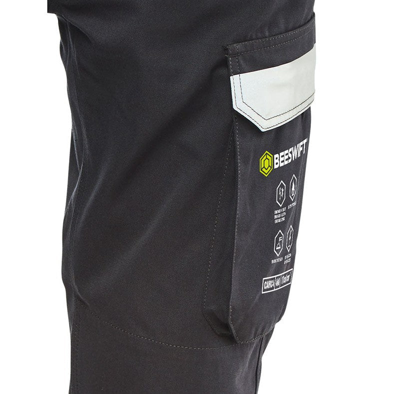 Beeswift ARC Compliant Fire Retardant Anti-Static Cargo Trousers 300gsm