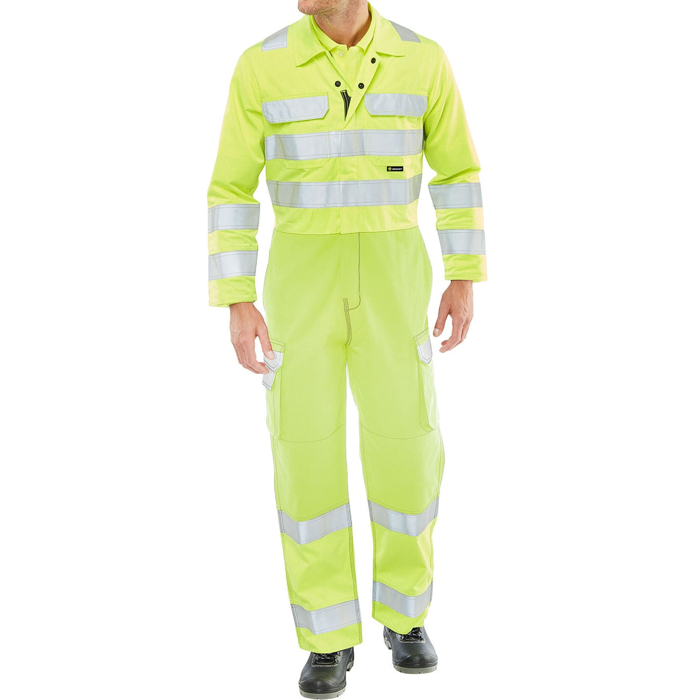 Beeswift Hi-Vis Coverall Lightweight Safety Workwear for Men and Women