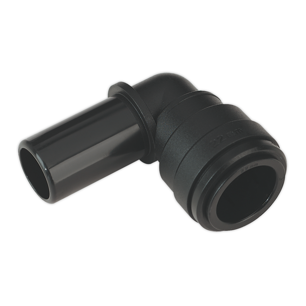 Sealey Stem Elbow 22mm Pack of 2 John Guest Speedfit Air Supply Components