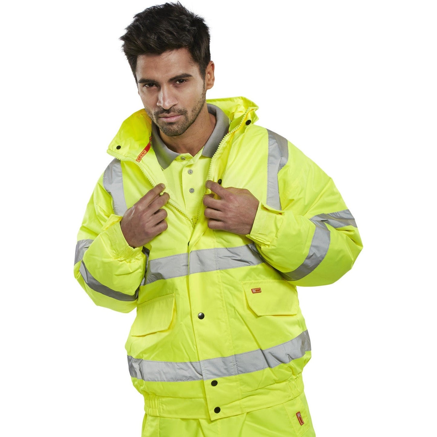 Beeswift High Visibility Constructor Bomber Jacket Heavyweight Waterproof Class3