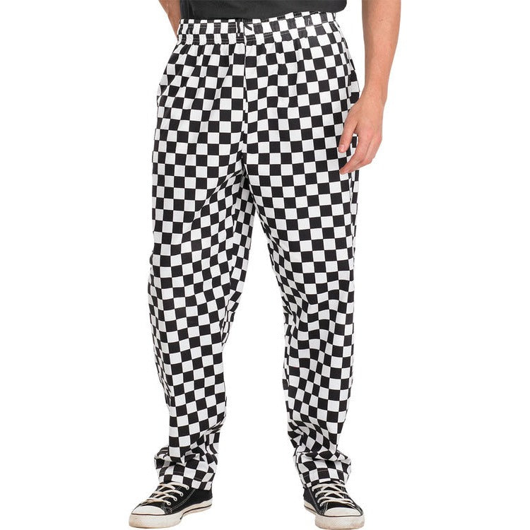 Beeswift Chefs Trousers Elasticated Waist Drawcord 65% Polyester 35% Cotton