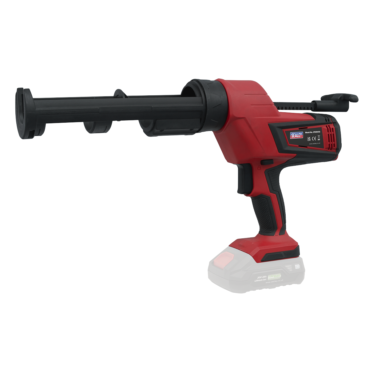 Sealey 20V Cordless Caulking Gun 310ml SV20 Series Body Only 6-Speed