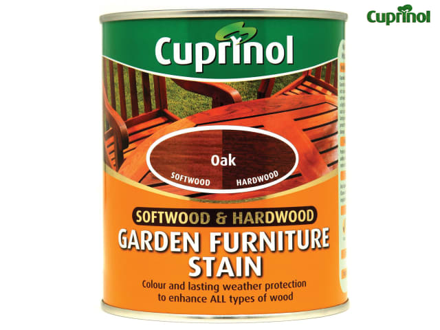 Cuprinol 750ml Softwood & Hardwood Garden Furniture Stain Oak Weatherproof