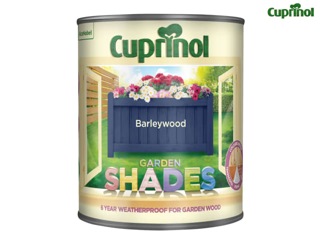 Cuprinol Garden Shades Barleywood 1 Litre Weatherproof Wood Paint for Garden
