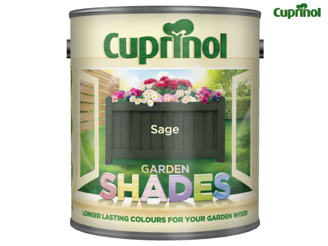 Cuprinol Garden Shades Sage 1 Litre Wood Paint for Sheds Fences and More