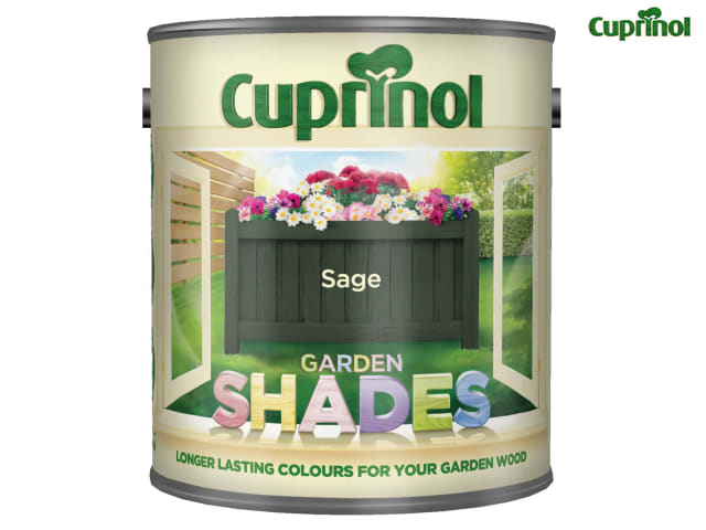 Cuprinol Garden Shades Sage 2.5L Water-Based Wood Paint for Garden Protection