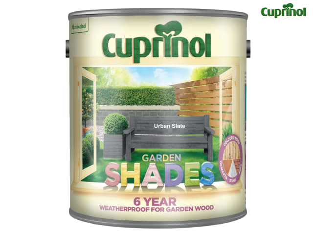 Cuprinol Garden Shades Urban Slate 2.5L Wood Paint for Sheds and Fences