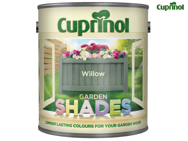 Cuprinol Garden Shades Willow 1 Litre Wood Paint for Sheds Fences and More