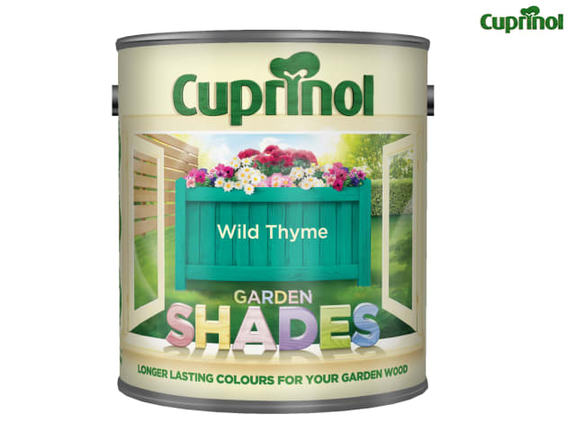 Cuprinol Garden Shades Wild Thyme 1 Litre Wood Paint for Sheds and Fences