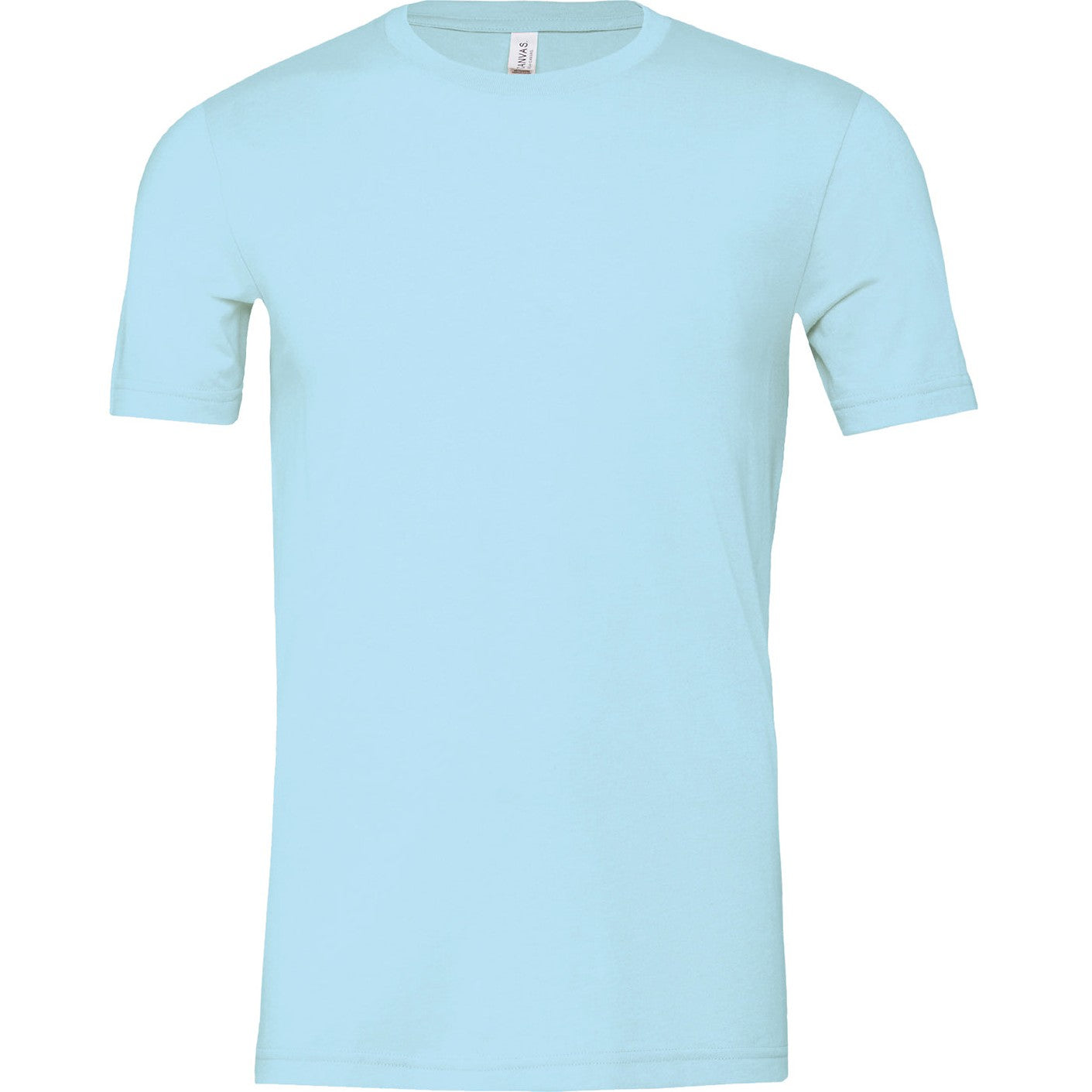Bella Canvas Unisex Jersey Crew Neck T-Shirt Ocean Blue Combed Cotton