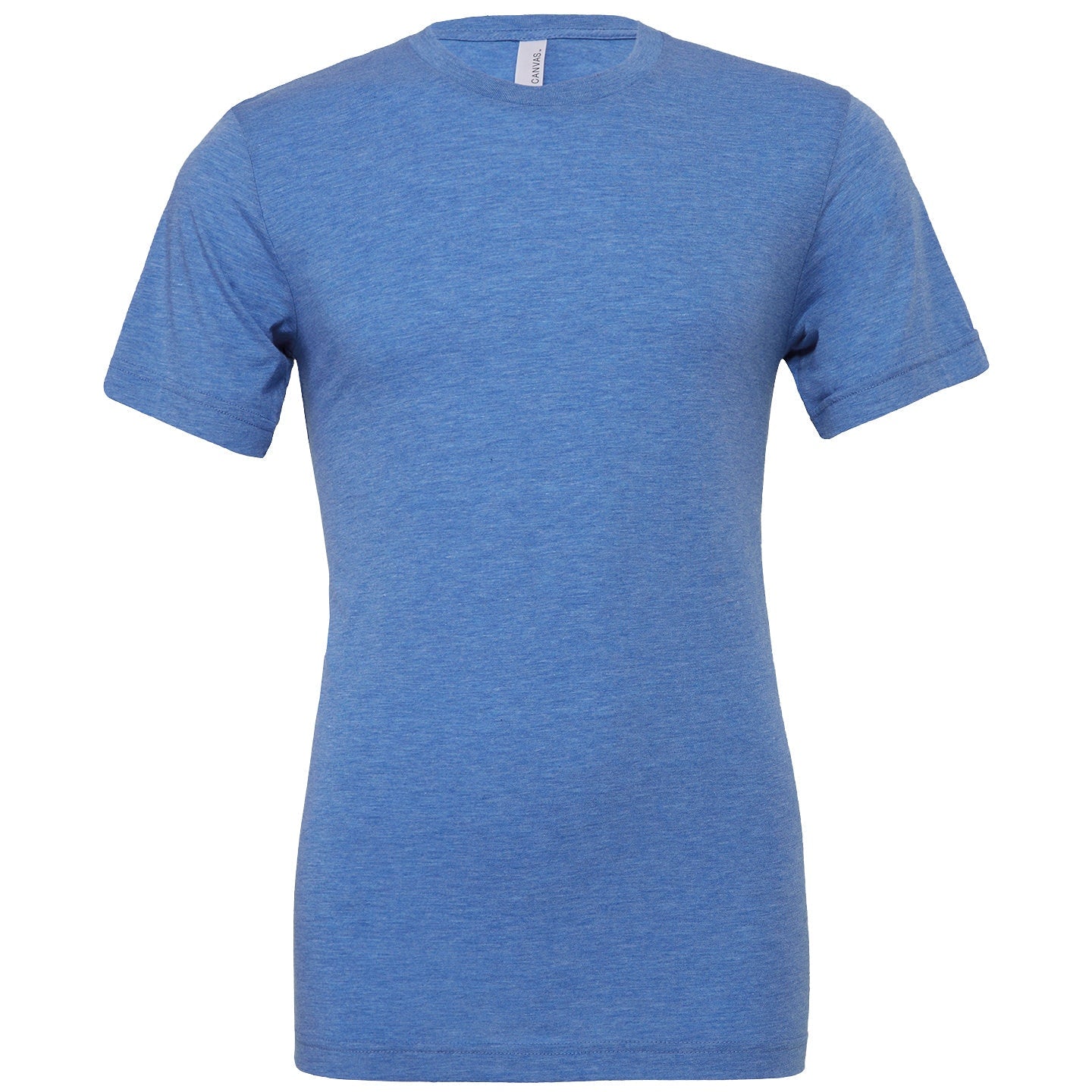 Bella Canvas Unisex Triblend Crew Neck T-Shirt True Royal Soft Fit XS-2XL