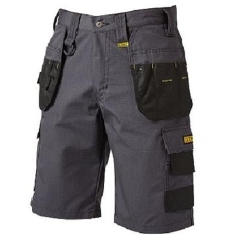 DeWalt Cheverley Rip Stop Work Shorts with Holster Pockets and Comfort Fit