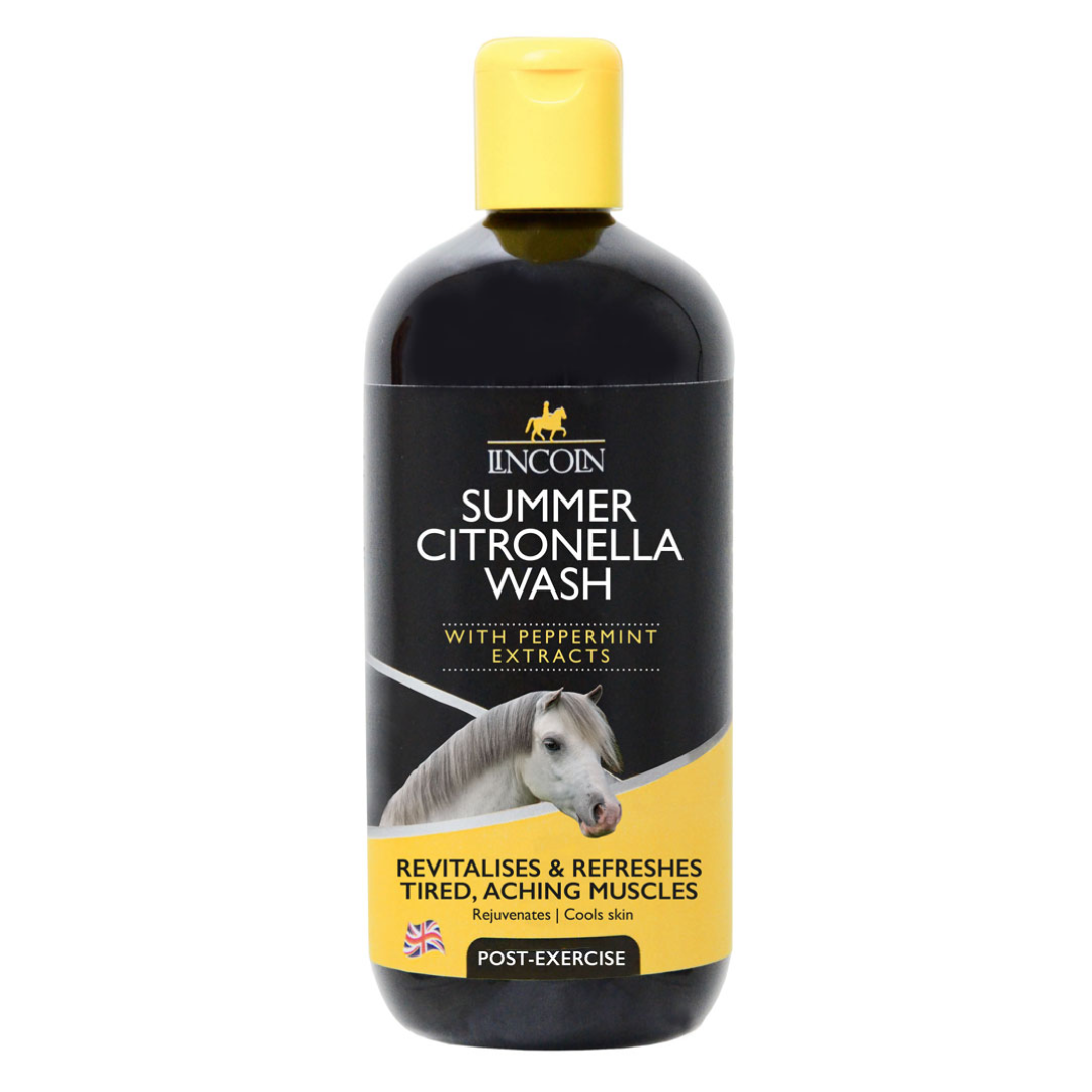 Lincoln Horse Summer Citronella Wash 500ml Cooling Muscle Recovery