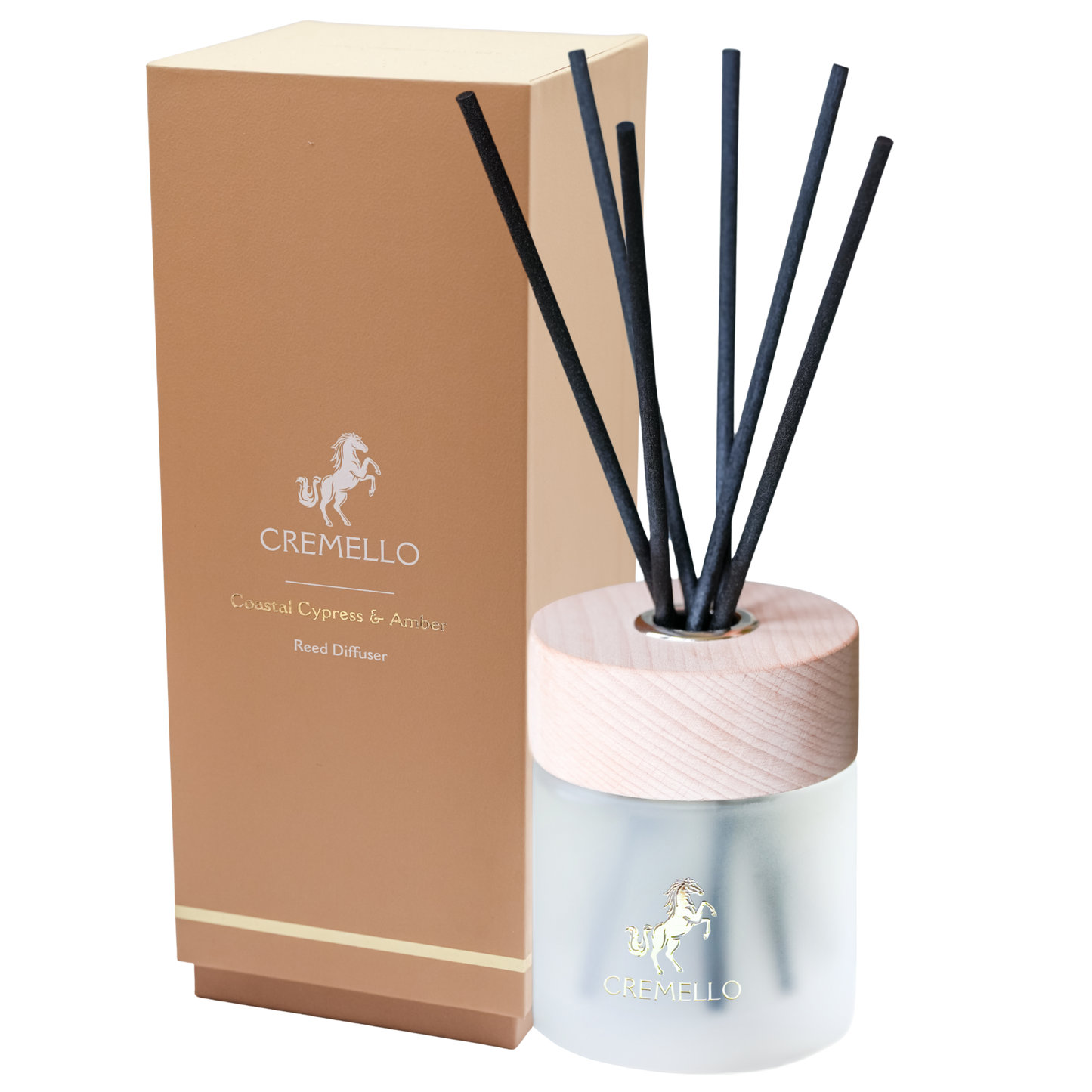 Cremello Coastal Cypress & Amber Diffuser Oceanic Scent Home Fragrance