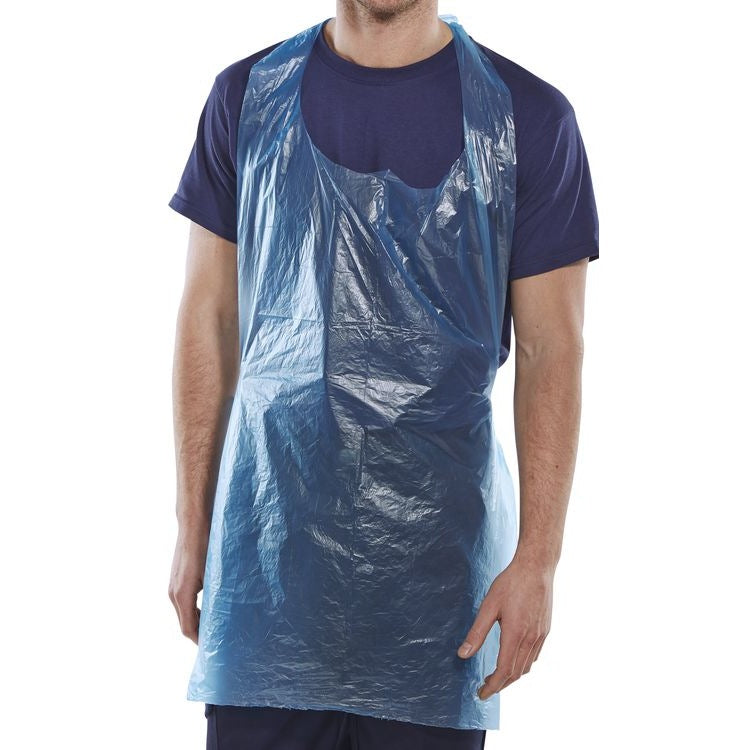 Beeswift Disposable Apron Halter Neck Fluid Resistant 42"x27" Pack of 10