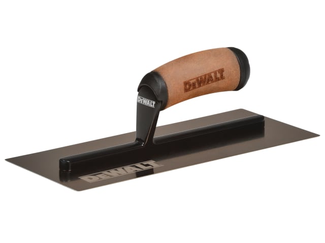 DEWALT 11.5in Gold Stainless Steel Finishing Trowel with Comfortable Handle
