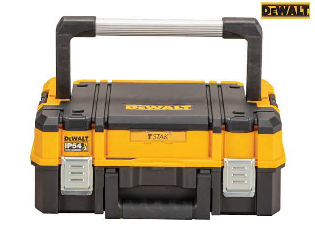 DEWALT TSTAK 2.0 Shallow Toolbox with Long Handle, IP54 Dust & Water Proof