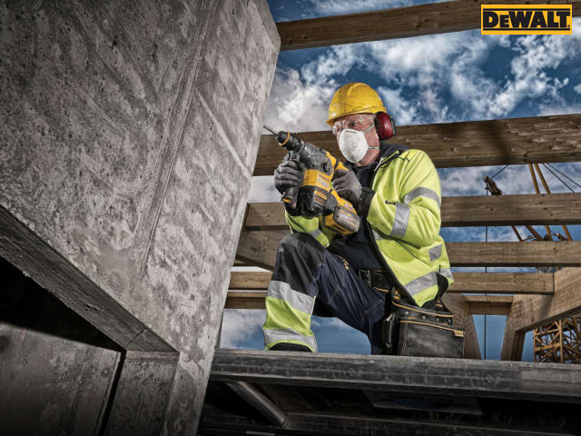 DEWALT DCH334X2 54V Brushless SDS Plus Hammer with 2 x 9.0Ah Batteries