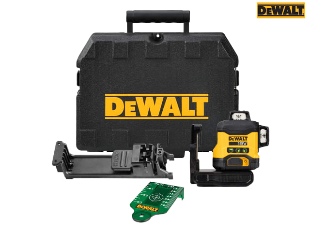 DEWALT DCLE34031N 3 x 360° Multi Line Laser Green Beam Level Bare Unit