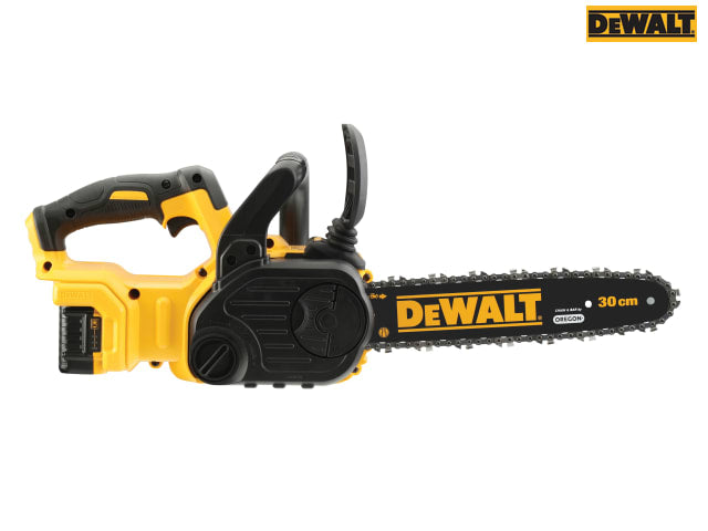 DEWALT DCM565P1 XR Brushless Chainsaw 18V 5.0Ah Battery 30cm Bar Lightweight
