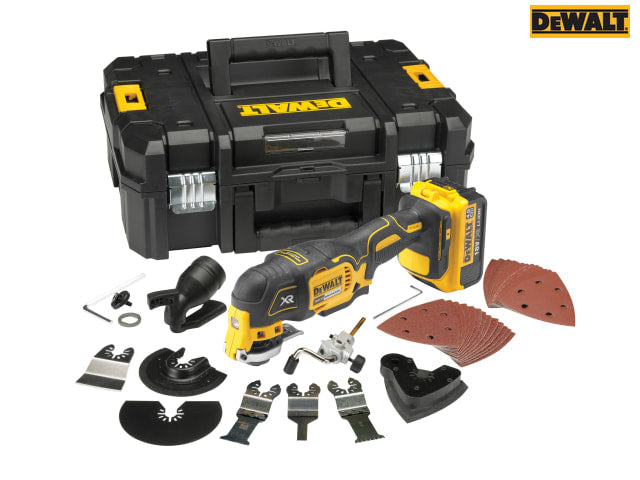 DEWALT DCS355M2 XR Brushless Oscillating Multi-Tool 18V & 2 Batteries & Blades