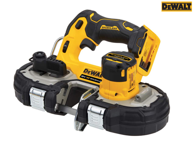 DEWALT DCS377NT XR Brushless Compact Bandsaw 18V Bare Unit with Blade & Kitbox