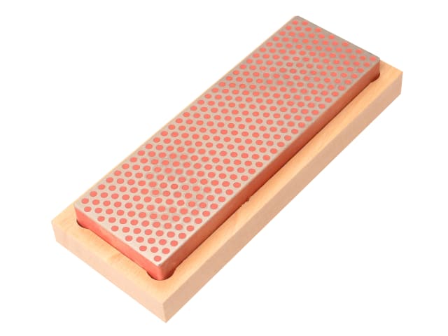 DMT Diamond Whetstone 150mm Red 600 Grit Fine with Wooden Box for Knives