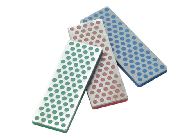 DMT W7EFC Mini Whetstone Set of 3 Diamond Sharpening Stones 70mm Portable
