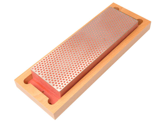 DMT Diamond Whetstone 200mm Fine 600 Grit with Wooden Box for Knives and Tools