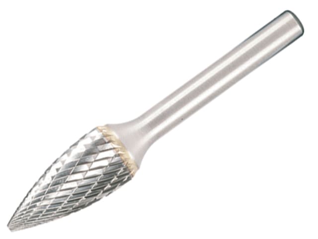 Dormer Solid Carbide Rotary Burr Pointed Tree 8mm x 6mm for Metalworking